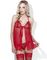 Läcker Röd Babydoll och String