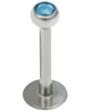 Shiny Stone - 1.2 x 8 mm - Ljus Blå Labret