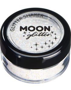 Vit Pastellfägad Glitter Shaker