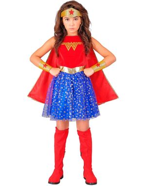 Wonder Woman Inspirert Barnekostyme