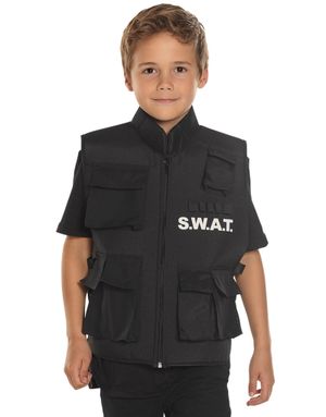 SWAT Maskeradväst för Barn med Fickor