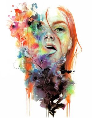 Aquarelle Passion (Fake Tattoo)