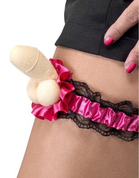 Strumpeband med Penis