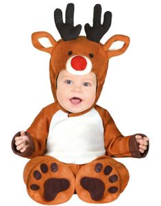 Søtt Rudolf Kostyme til Baby