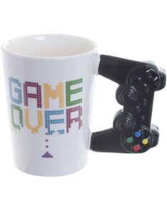 Game Over - Kopp med Spelkontroll-Format Handtag