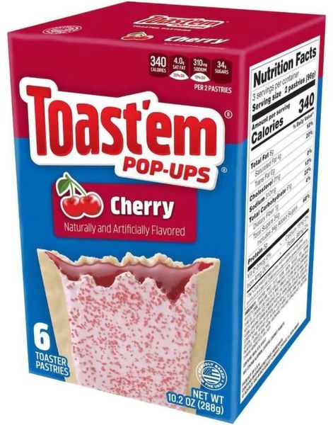6 Pk Toast'em Pop-Ups Cherry 288 Gram (USA Import)