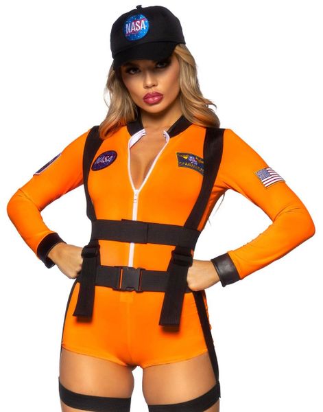 Sexy Nasa Space Commander Kostyme til Dame