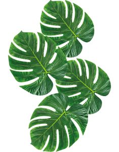 4 stk Stora Palmblad 32x28 cm