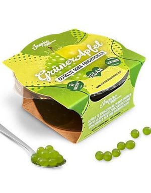 Fruit Pearls Apple - Eple Gelekuler til Boba/Bubble Tea 100 gram