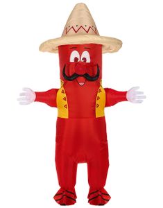 Mexican Chili Pepper - Uppblåsbar Maskeraddräkt