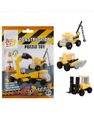 Construction Puzzle Toy Candy - Jelly Beans och Assorterad Anläggningsbil Lekfigur