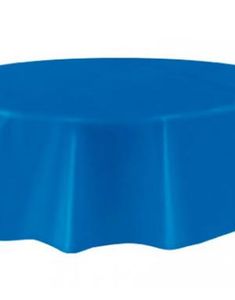 Royalblå Rund Plastduk 213 cm
