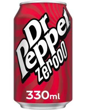 Dr. Pepper Zero - Sukkerfri Brus 330 ml (USA)