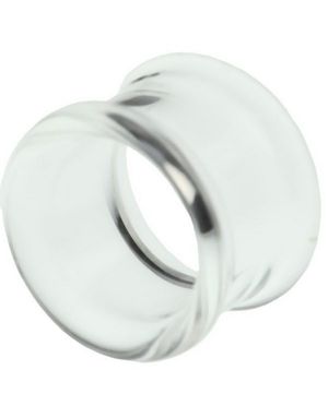 Genomskinlig Pyrex Piercing Tunnel