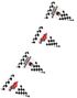 Flaggbanner 6 Meter - Racingbil