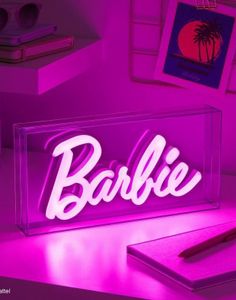  Licensierad Barbie Neonlampa 30 cm
