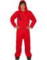 Rød Fange Jumpsuit-Kostyme til Mann - Strl L
