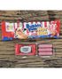 24 stk S&F Bubblegum Hot Dog - Pølseformet Tyggegummi med Godterislim - Hel Eske