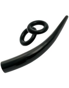 Akryl Claw - Svart Öronpiercing