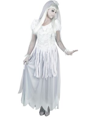 Gothic Ghost Brud Kostym
