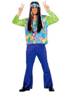 Flower Power Man Kostym