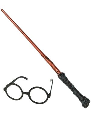 Harry Potter Inspirerad Trollstav Och Glasögon