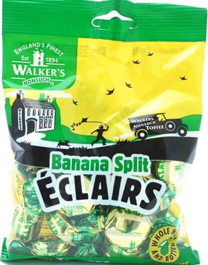 Walkers Banana Split Eclairs 150 gram