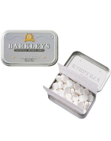 Barkleys Intense Mints Aniseed - Sukkertøy med Smak av Anis 50 g