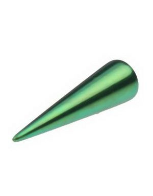 3x12 mm - Grön Spike (Titankula)