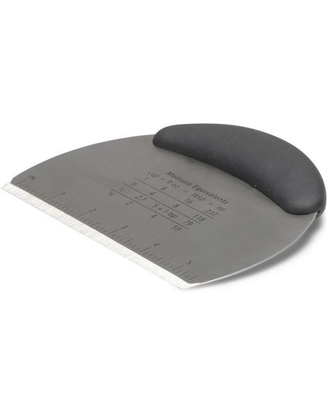 Deigskrape i Metall med Målemerkinger - Patisse 16x12 cm