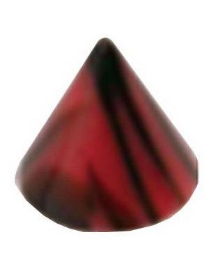 Storm Spike Pink/Black - 3 mm Akrylkula till 1,2 mm stång