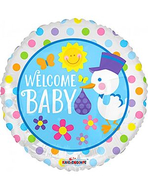 Welcome Baby - Folieballong 46 cm