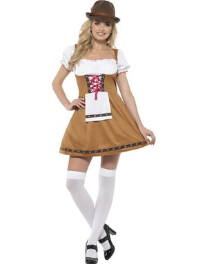 Oktoberfestens Dansglada Dam - Dräkt