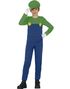 Luigi Inspirert Barnekostyme - 10-12 ÅR