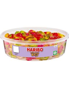 150 st Haribo Vänskapsringar - Box med vingummiringar 480 gram