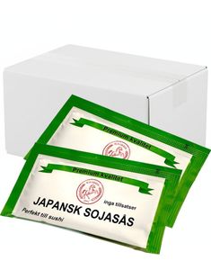 ÄT SNART PRODUKT - 100 st Premium Japansk Sojasås Portionspaket 1 kg (Japan)