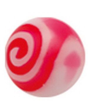 Hypnotize Me Pink - 3 mm Akrylkula till 1,2 mm stång