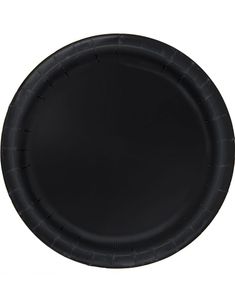 20 st Svarta Små Papptallrikar 17 cm