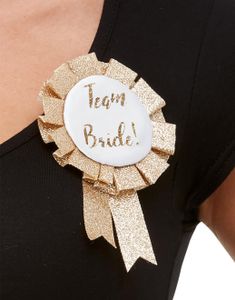 Roséguldfärgad Team Bride Rosett
