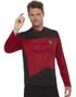 Licensierad Star Trek The Next Generation Röd Dräktöverdel till Man