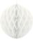 Hvit Honeycomb Ball VELG STØRRELSE 10-40 cm
