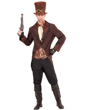 Stilig Steampunk Maskeraddräkt 3 Delar