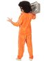 80-tals Orange Grilldress i Velour