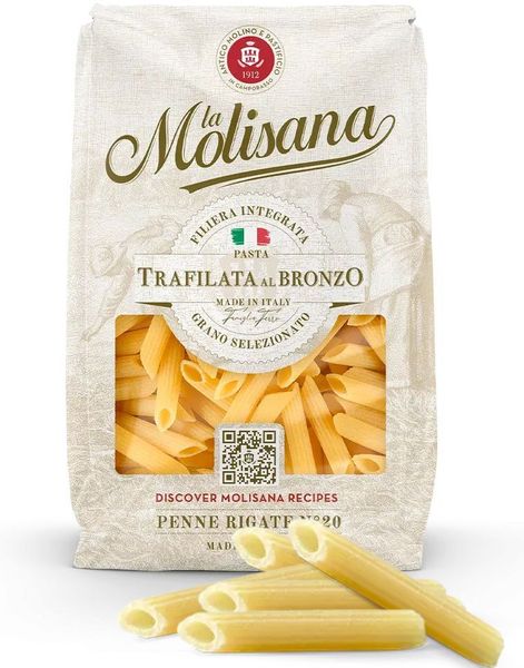 LA MOLISANA Penne Rigate n.20 - Pasta 500g (Italia)
