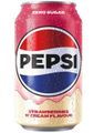 Pepsi Strawberries & Cream Flavour Sockerfri 330 ml (UK Import)