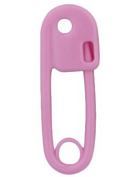 Säkerhetsnål 1.6 mm - Rosa Öronpiercing