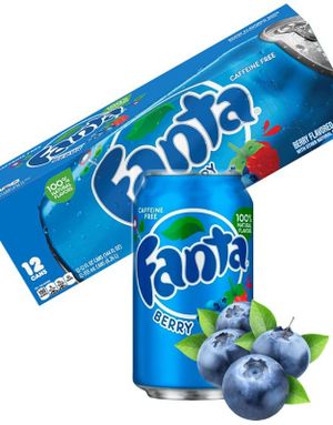 12 st Fanta Berry 355 ml - Hel låda (USA Import)