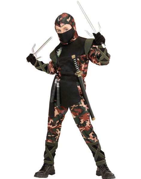 Ninja-Soldat Maskeraddräkt (Barn)