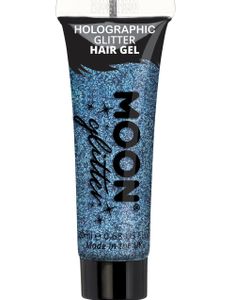Blått Holografisk Glitter Hårgele 20 ml