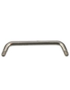 Staples barbell 45 Grader till 1,6 mm Kula - Titan stång